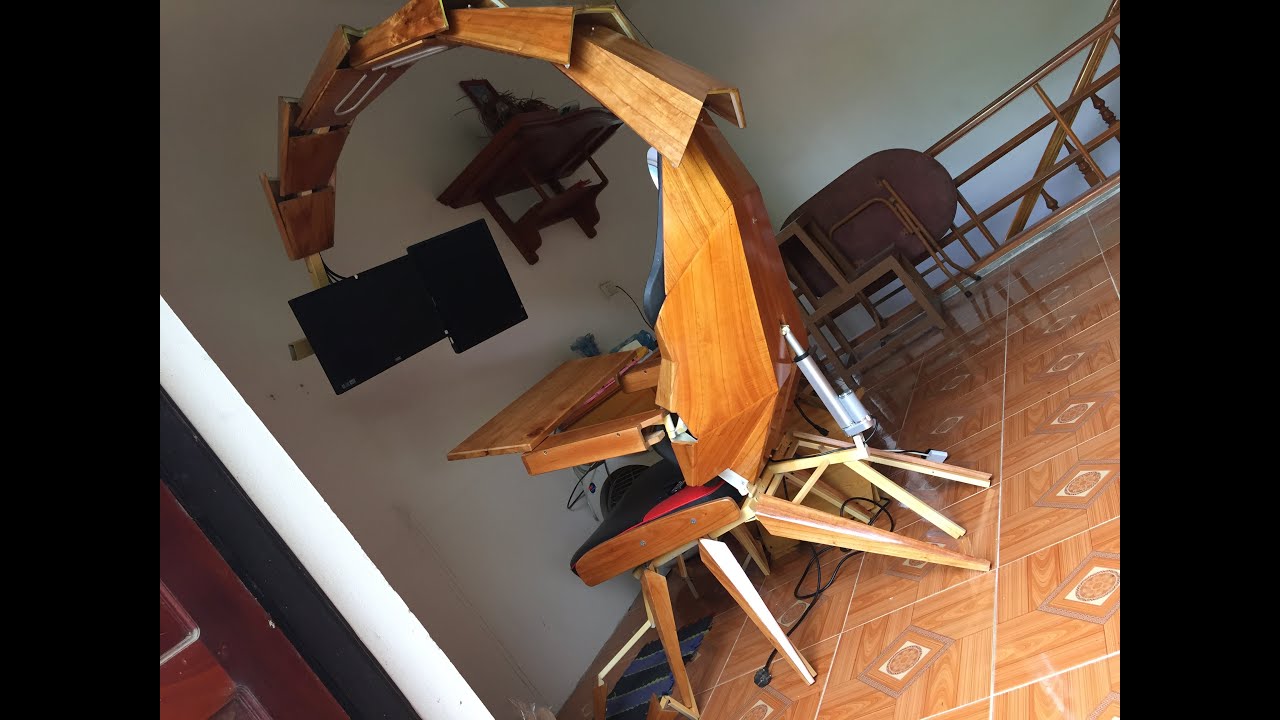 i built a gaming scorpion simulator chair | with available materials | DIY world building