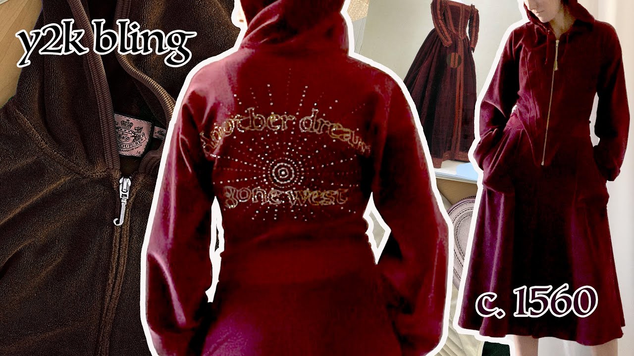 I made a blinged out velour tracksuit straight out of the Italian Renaissance.