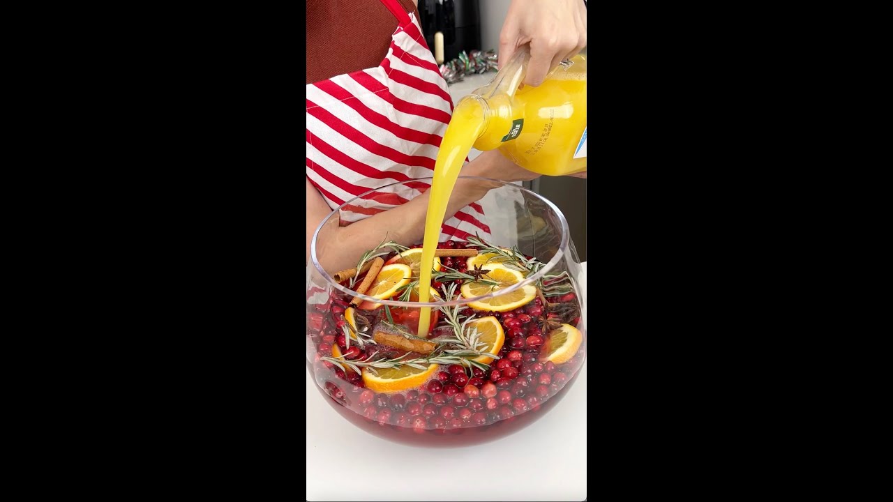 Easy holiday punch