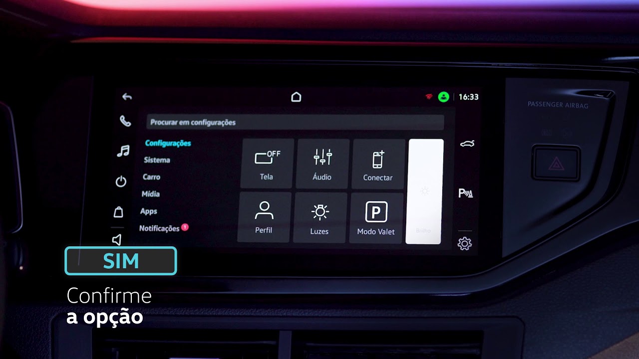 VW Play - Como utilizar o Modo Valet