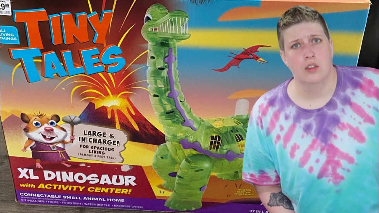 OH, PETSMART HONEY...NO | Tiny Tales Dinosaur Hamster Cage