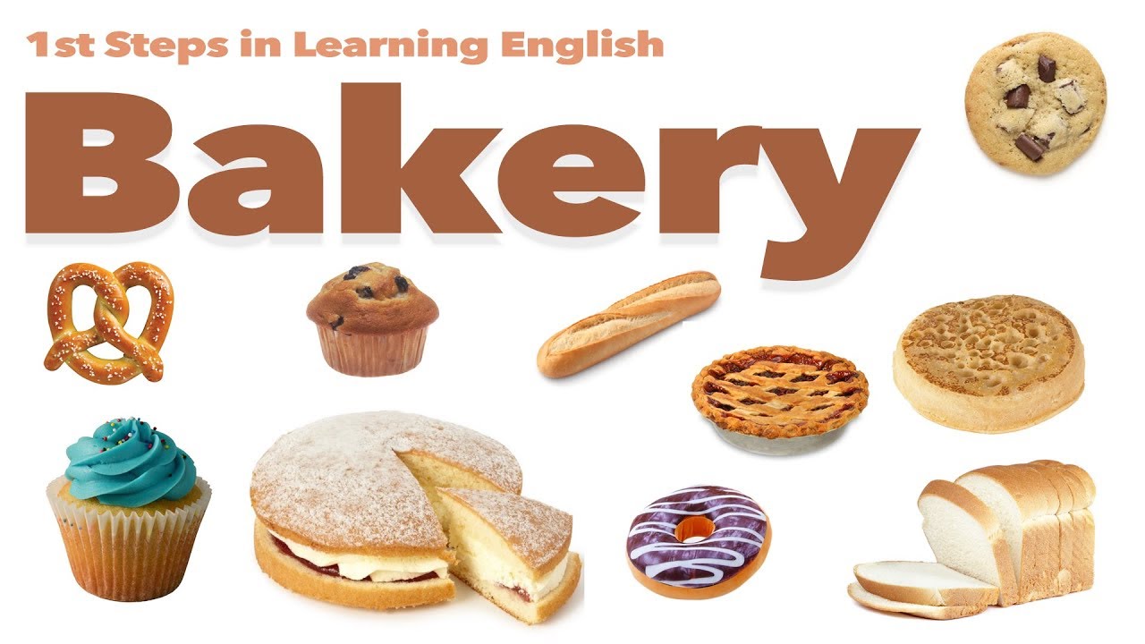 English Vocabulary - BAKERY - FOOD