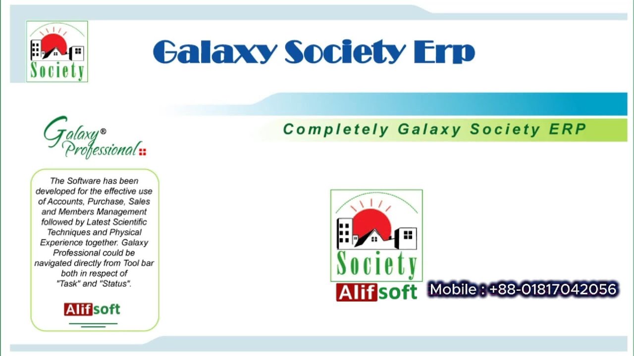 Galaxy Society ERP : 03 : Billing Management Operation