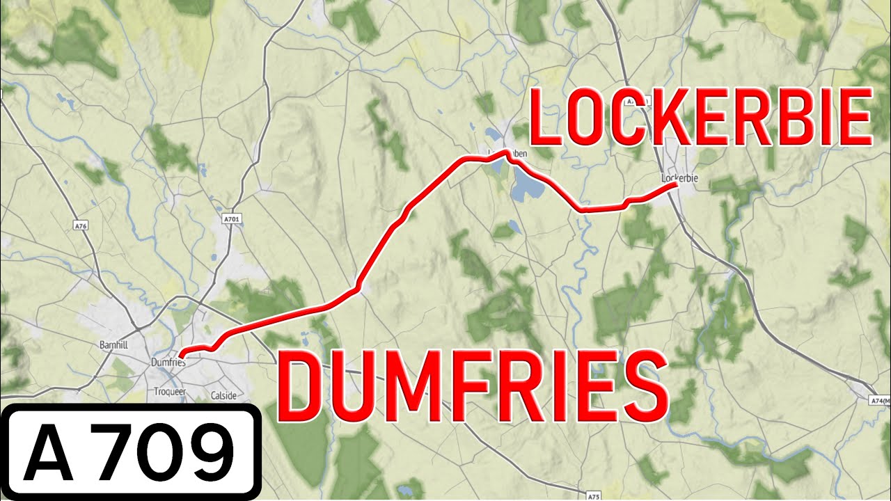 Scotland Road Tours - A709 Dumfries to Lockerbie