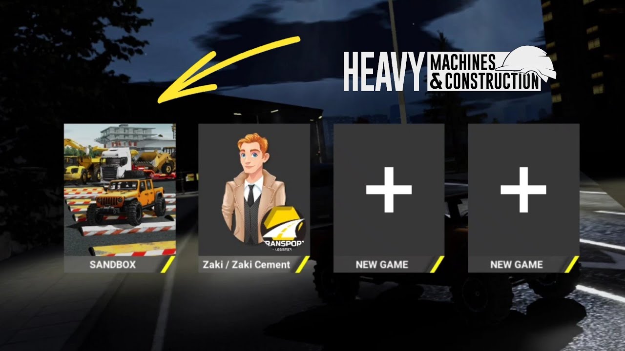 Heavy Machines & Construction - Test Drive at Sandbox map | Update v1.3.0
