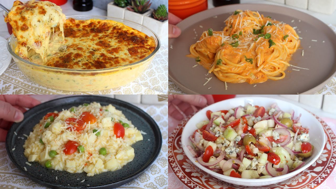 4 PRATOS VEGETARIANOS - RECEITAS QUE AMO