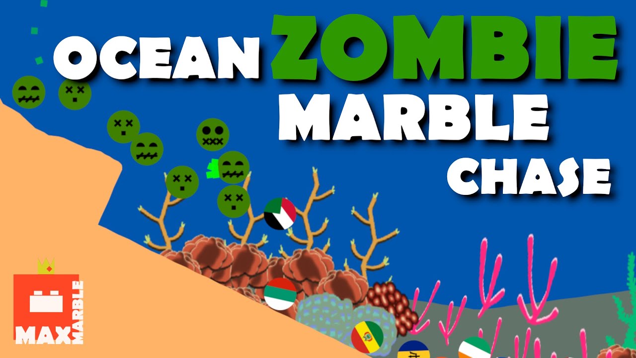 Ocean Zombie Marble Race 1 - Escape from the Zombies