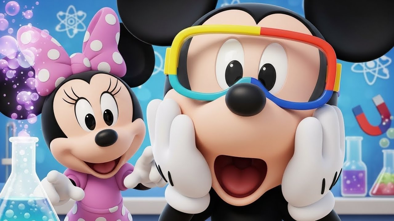 Mickey Mouse & Minnie Mouse Science Lab Fun 🧪 Fun Kids Cartoon