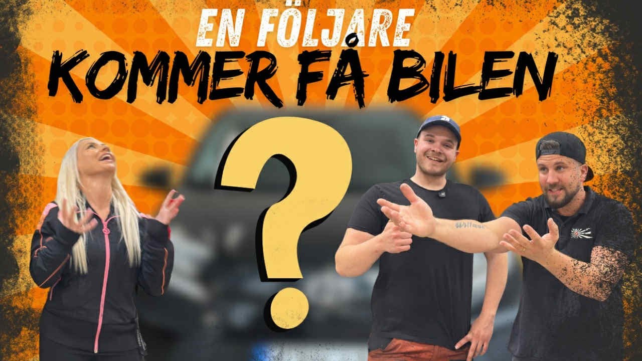 Ja, du hörde rätt! VI KOMMER GE BORT EN BIL!