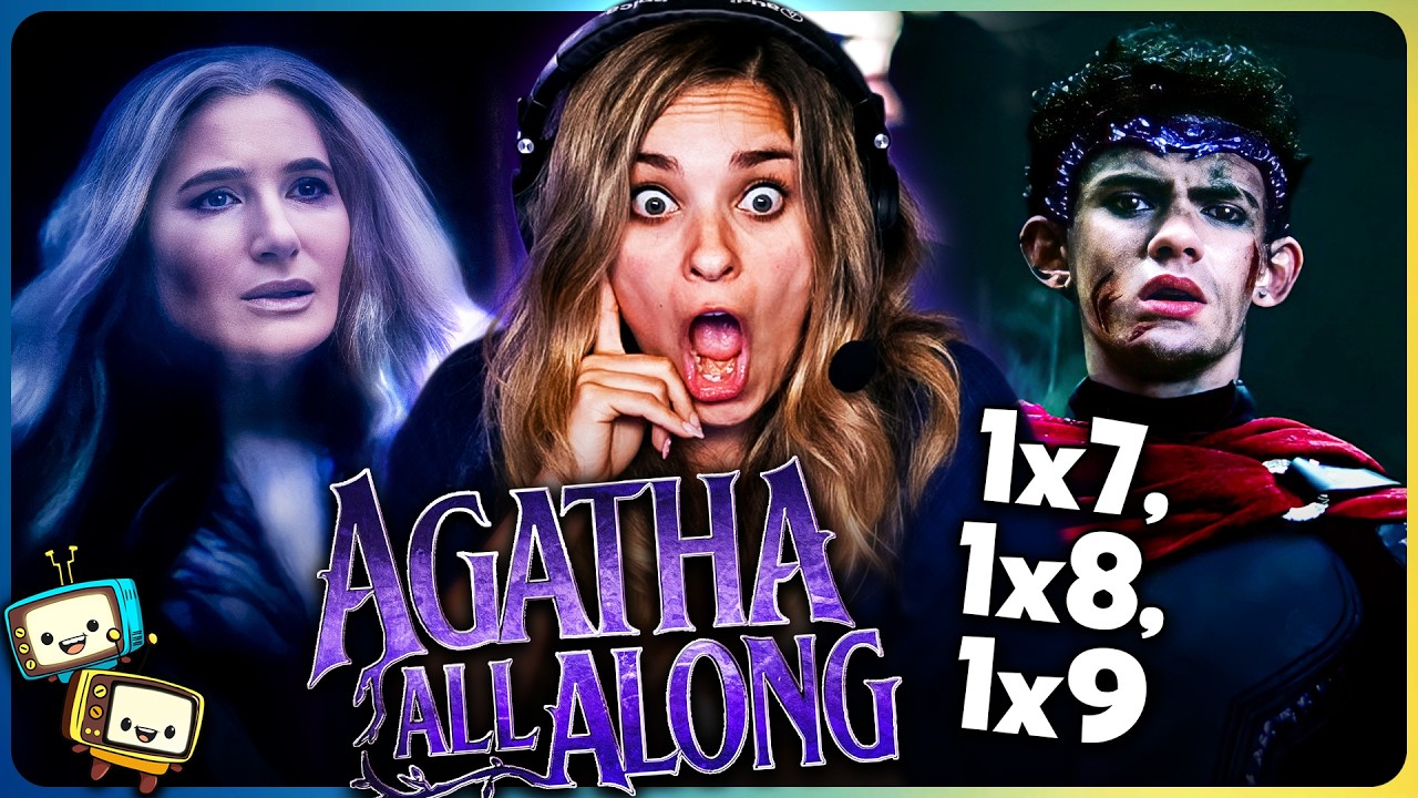 AGATHA ALL ALONG 1x7, 1x8, & 1x9 Reaction! | Kristen's First Time Watch! | Kathryn Hahn | Joe Locke