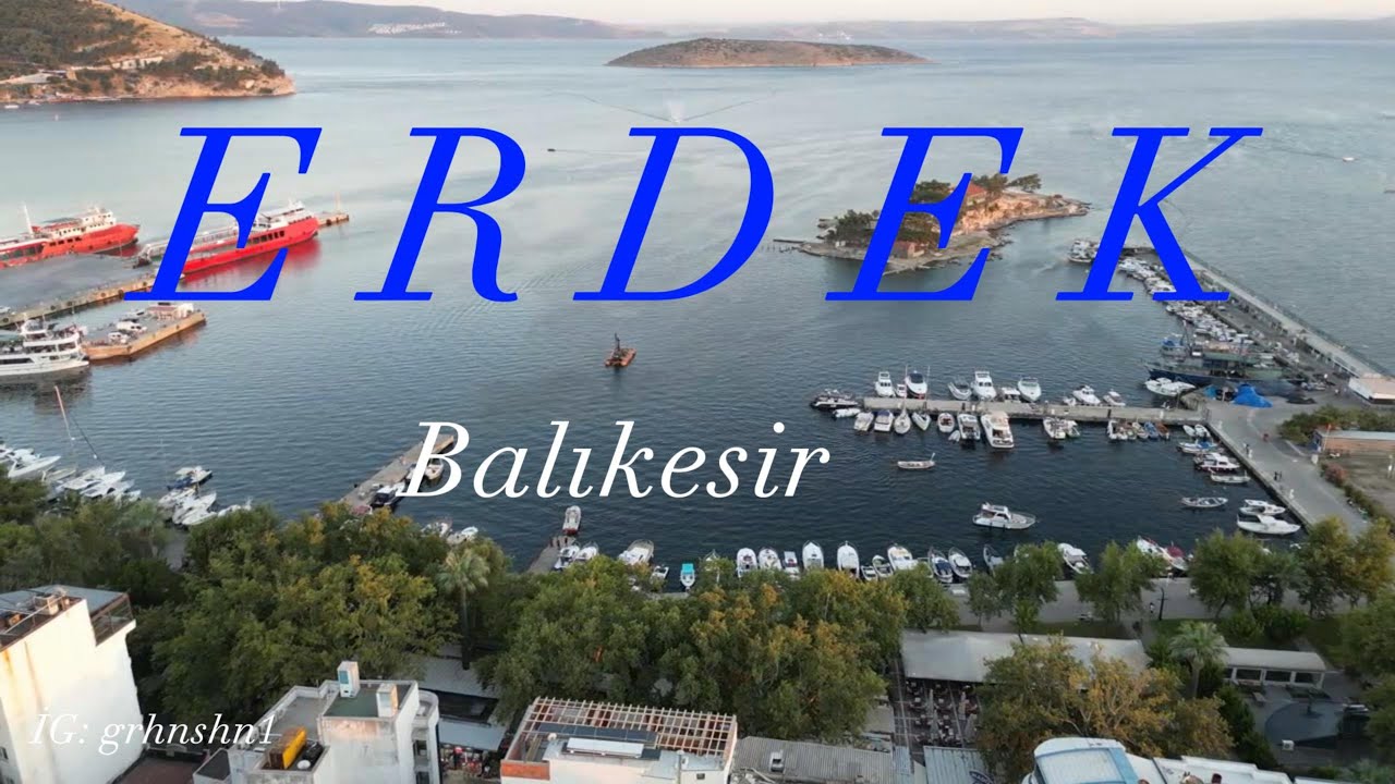 Balıkesir Erdek Sahil #erdek #balıkesir #drone #keşfet #travel #tatil #kapıdağyarımadası #gezi