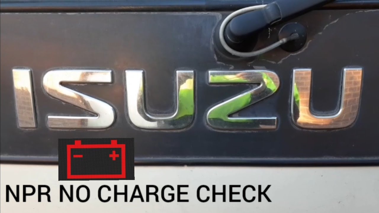 ISUZU NPR НЕТ ПРОВЕРКИ ЗАРЯДА АККУМУЛЯТОРА