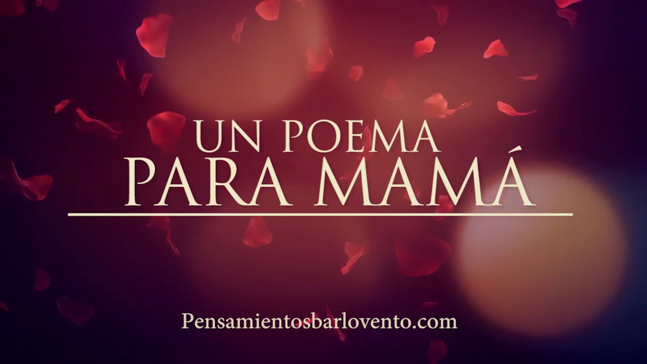 UN POEMA PARA MAMÁ de Iván Domínguez Acosta