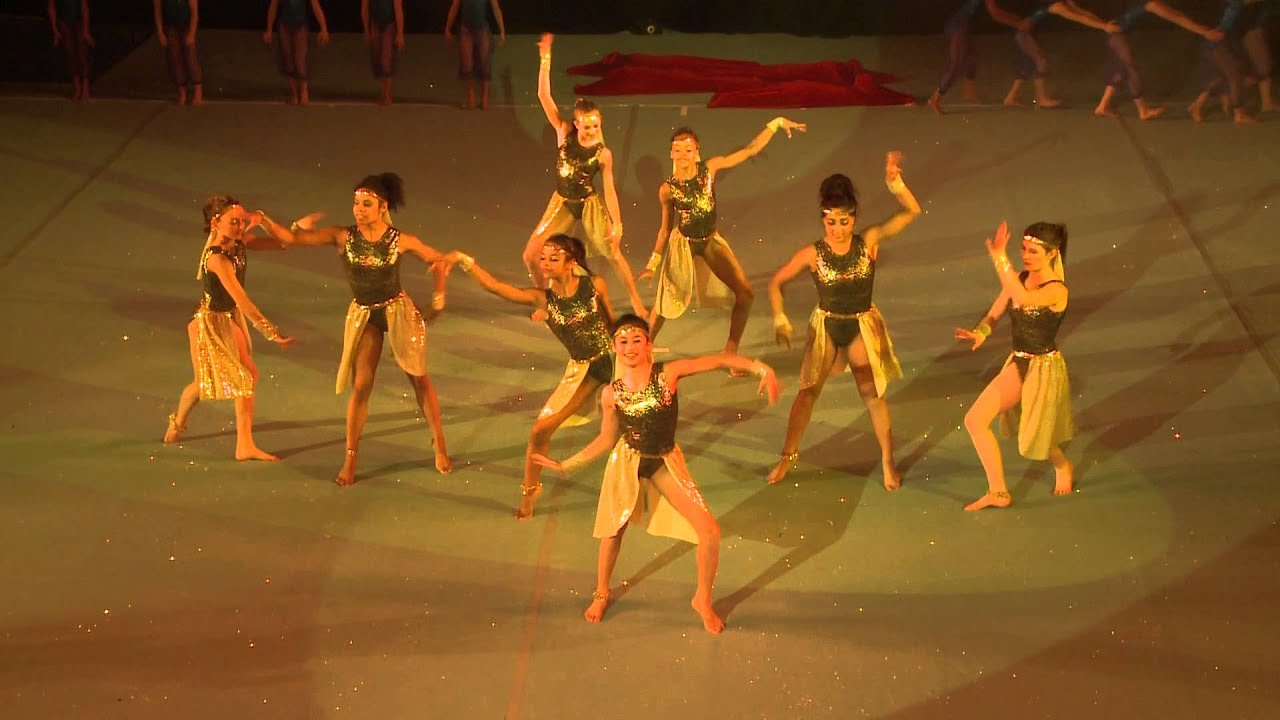 Squad 1 - Aladdin (Heathrow Gymnastics Club, Christmas Display 2012)