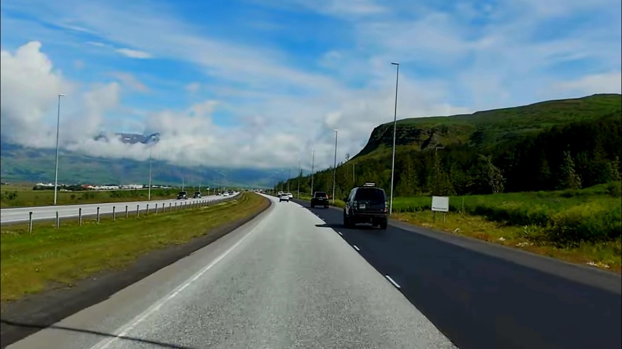 🇮🇸🚙 driving iceland 4K 🏞️ Reykjavik, Thingvellir, Mosfellsbær