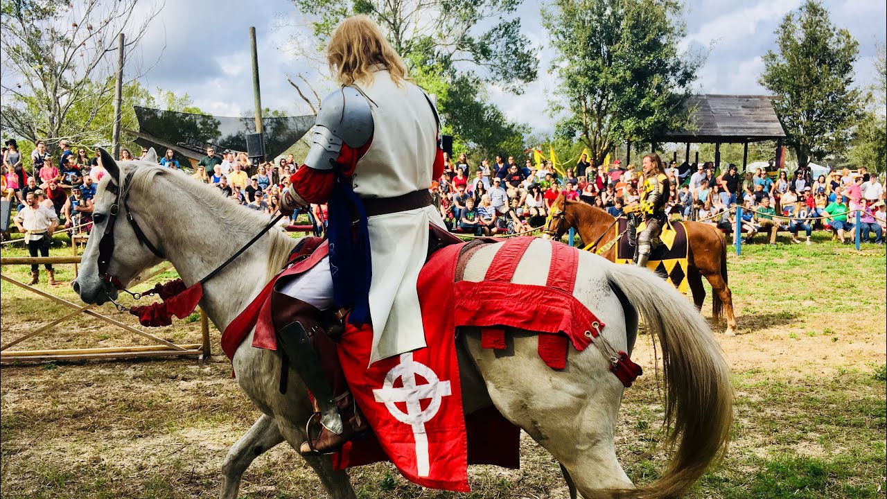 Bay Area Renaissance Festival 2019! Opening Day In Tampa - Wheel Of Death, Human Chess & Jousting!