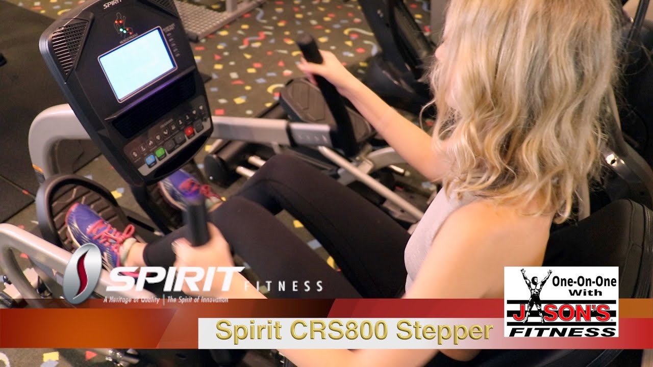 Spirit CRS800 Recumbent Stepper review on 1-ON-1 with Jason's Fitness