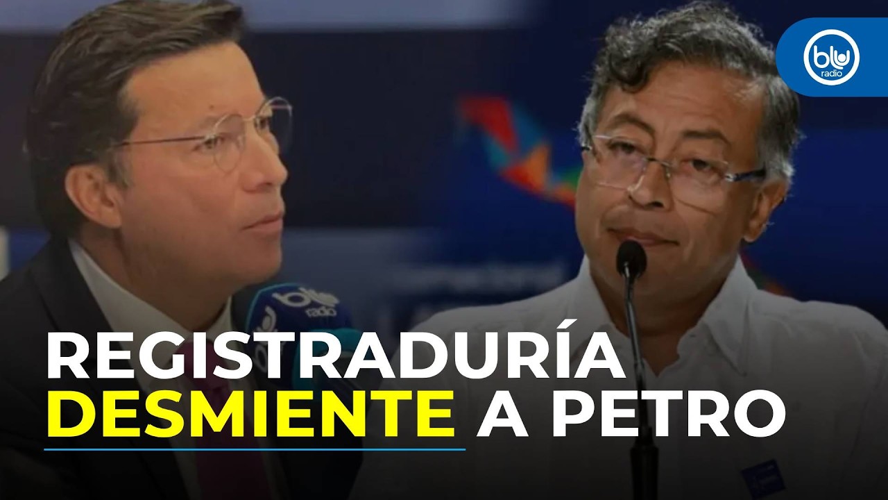 Registraduría y demás instituciones responden a intentos de Petro por poner en duda las elecciones