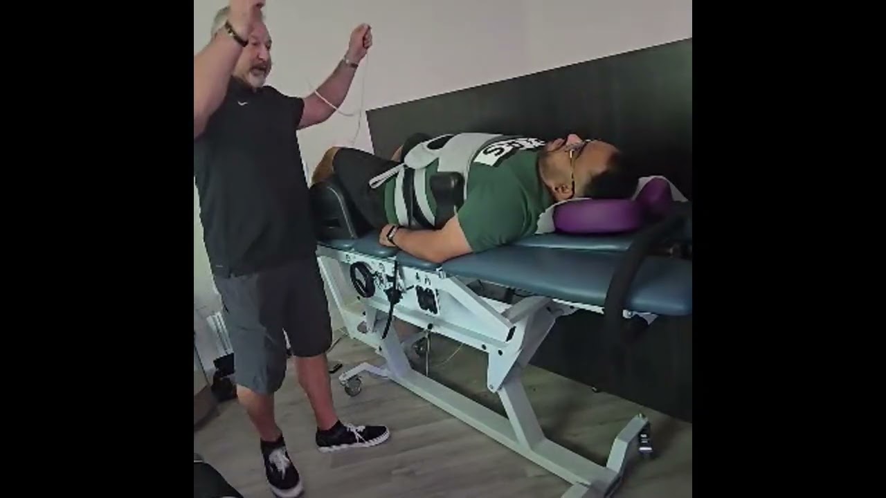 Car Accident Patient Gets Lumbar Decompression For The FIRST TIME, and Then Gets Adjusted by Dr. Z!