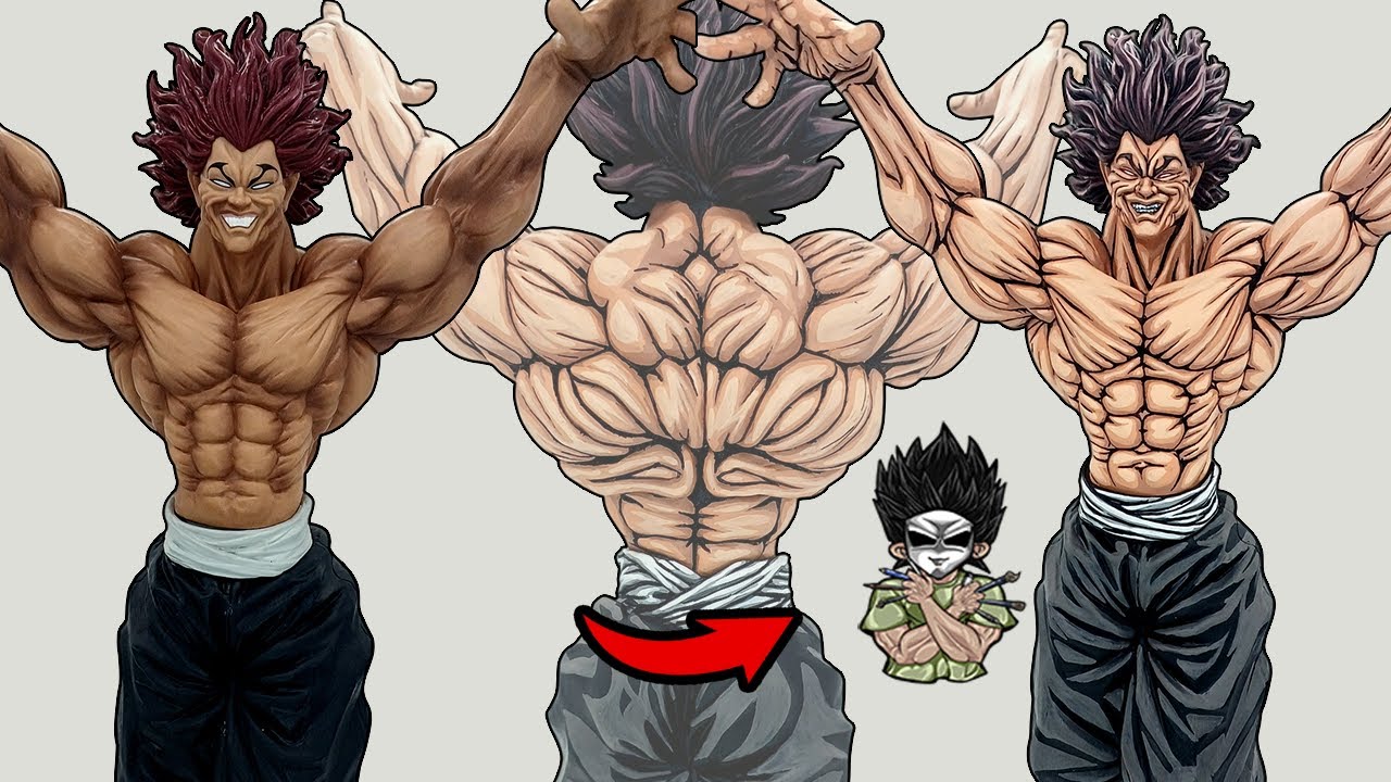 Yujiro Hanma Grandista Figure custom Repaint!