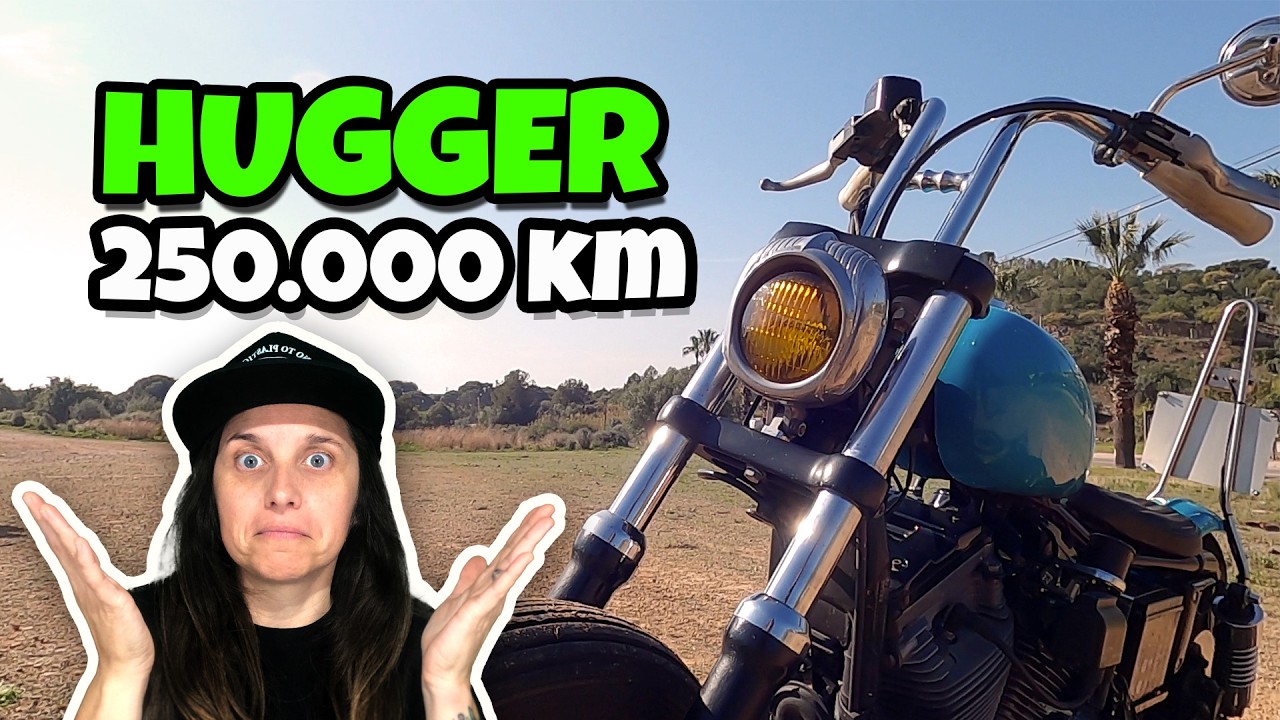 ¿250.000 KM SIN ABRIR MOTOR? 😱 Mira esta increíble Harley Sportster Hugger