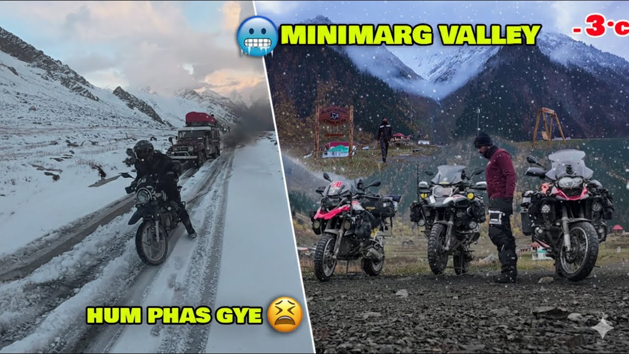 We Got Stuck in Minimarg Valley😨Roads Completely Blocked by 2 Feet of Snow❄️