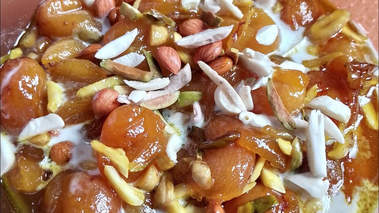 Cooking with yusra 2.0 is live! Hyderabadi khubani ka meetha recipe super yummy 😋