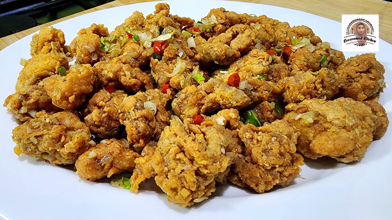 Жареный цыпленок с солью и чили, лучше, чем в меню кафе.