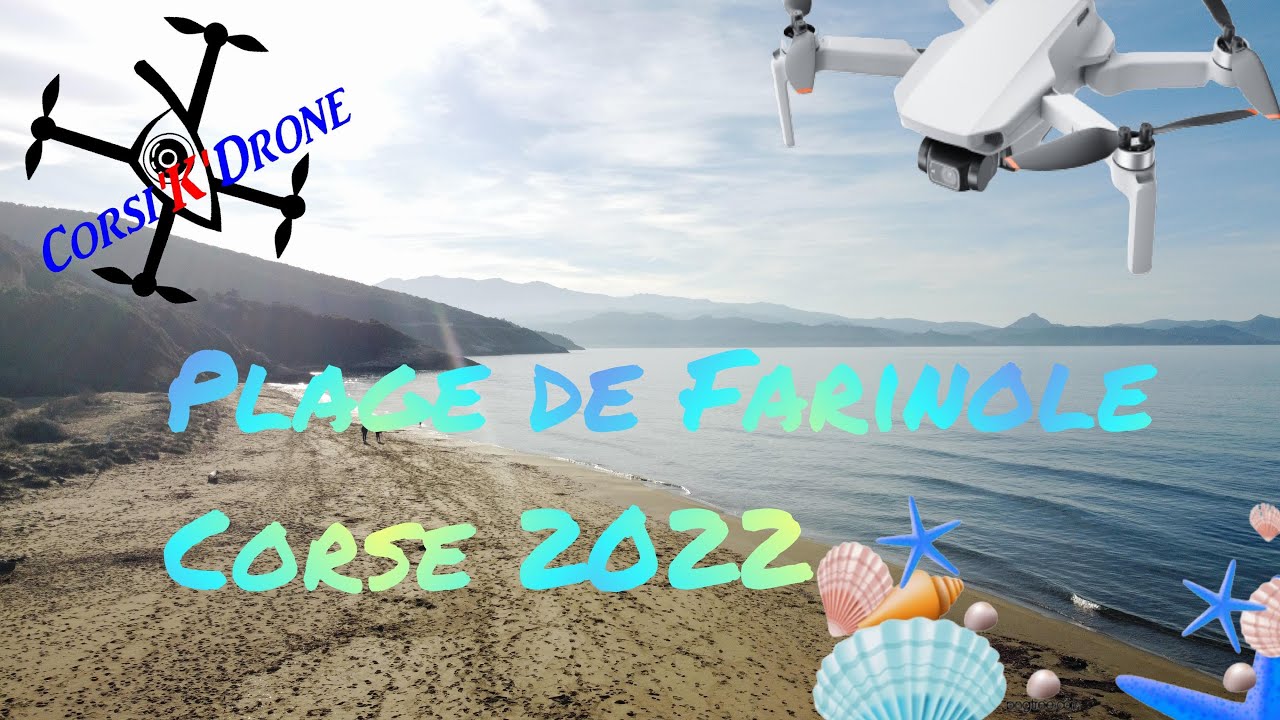 Vid&eacute;o Drone - Plage de Farinole, Corse 2022