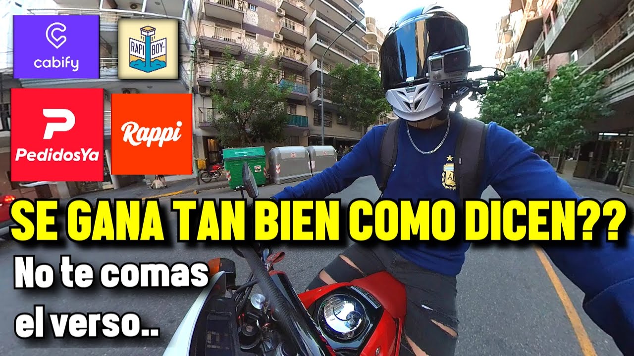 CUANTO se gana RAPPI, PEYA, CABIFY y otras apps?? Mi experiencia 2025🤔💰🍔