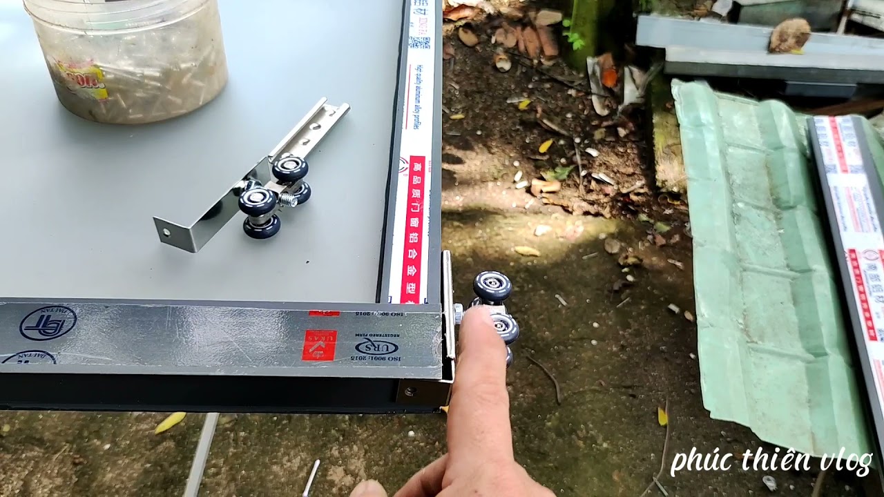 CÁCH ĐO VÀ TRỪ cửa lùa nhôm treo_VÁCH NGĂN nhôm kính đẹp/#ptvl #106