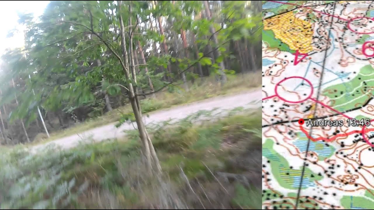 Head Cam Orienteering With GPS Tracking [Full HD]