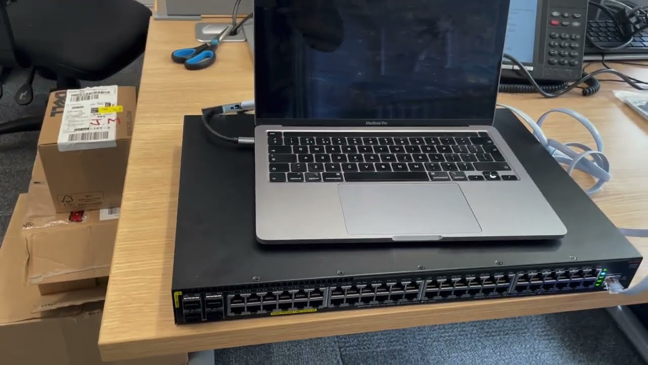 Switch Setup & Install - HPE Aruba 2930F #fyp #foryou #youtube