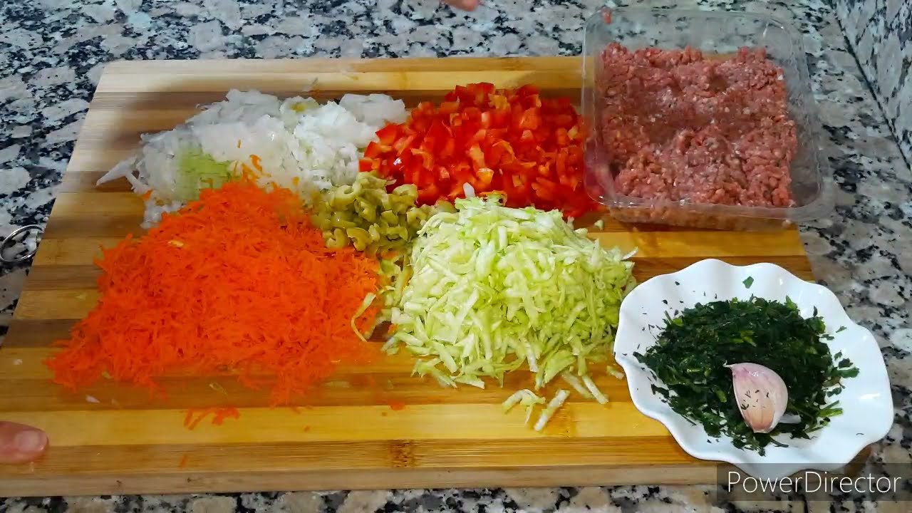 كفتة بالخضار روعة viande hachée aux légumes