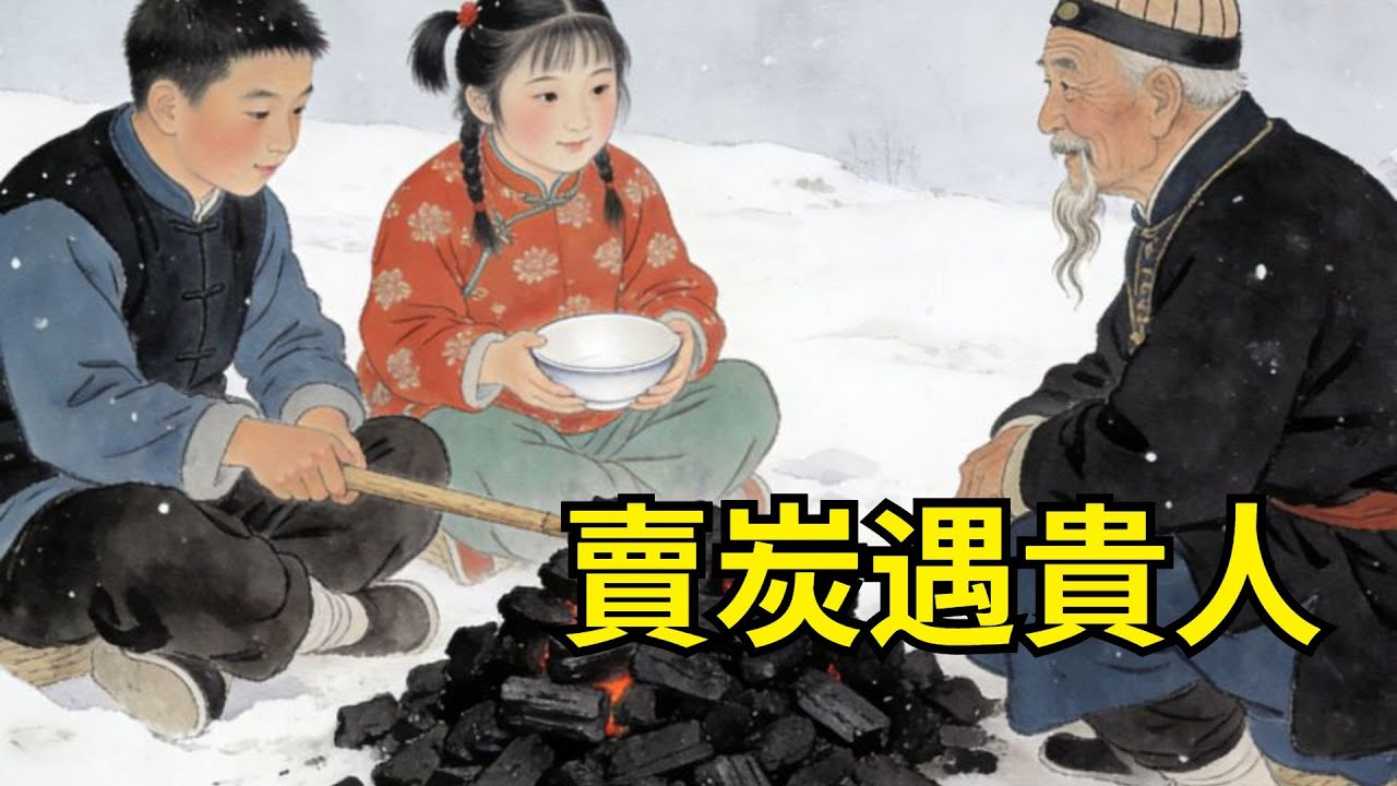 妹妹天生耳聾，哥哥寒冬赤腳賣炭供她學針線！鄉紳罵他傻，豈料買炭的老頭是欽差大臣，當場認妹妹做義女送進繡坊！#故事頻道#聽書#民間故事#説書#善有善報#爽文