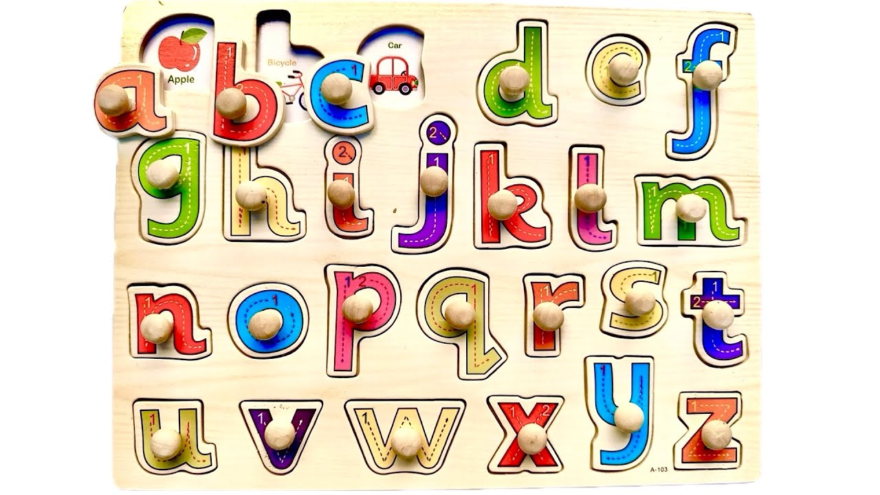 Learn ABC with Activity Puzzle and  Pop Up Surprise Balloons | Best Preschool Toddler Fun Toy Video