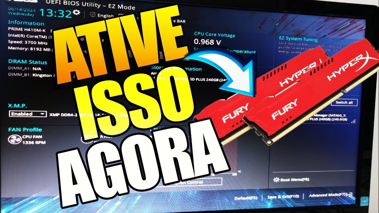 ✅VEJA Como ATIVAR o XMP na Bios, e AUMENTAR o Desempenho do PC [2023]