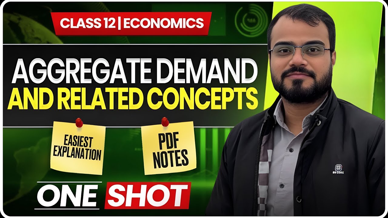 Class 12 Macroeconomics | Aggregate Demand & Related Concepts | By Abhishek Gupta Sir