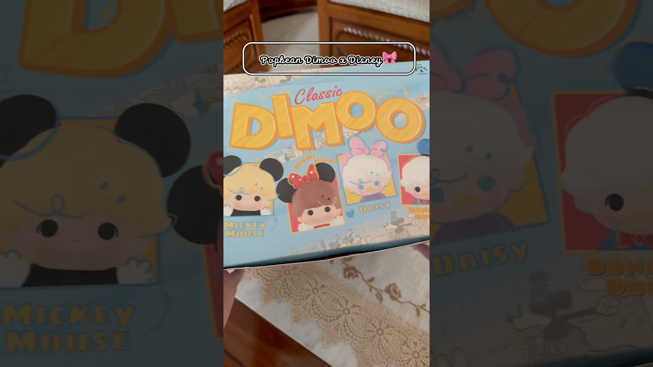 Popmart Popbean Dimoo x Disney 🎀✨ #popbean #dimooworld #dimooxdisney #disney #popmart #unboxing