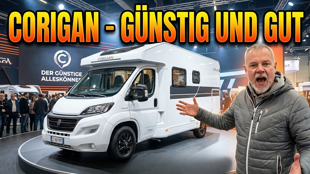 Geht es noch g&uuml;nstiger? Hymer Konzern WOHNMOBIL 2026 Neuheiten Etrusco Corigon T 70 S