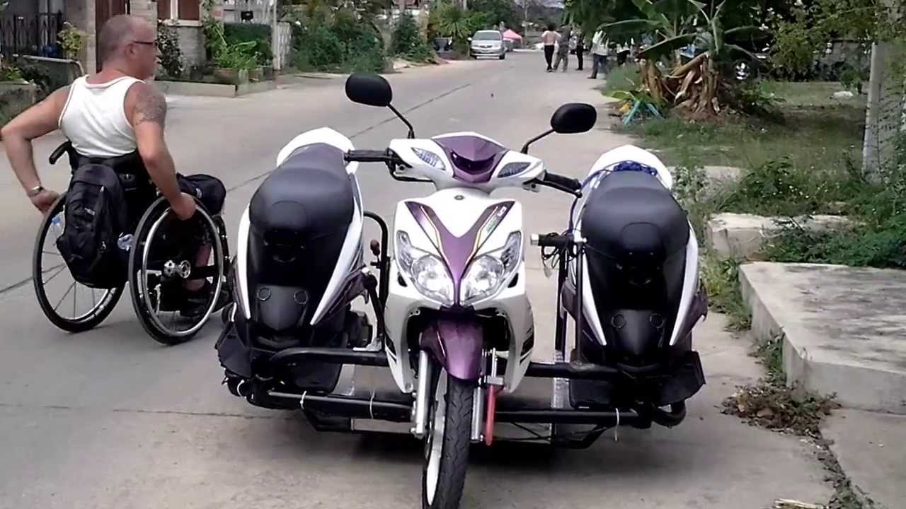Trike, Motorbike for Wheelchair, Hua Hin, Thailand