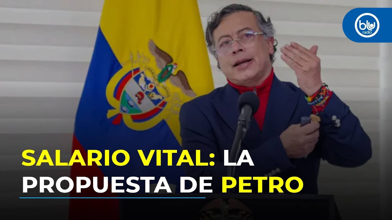 Petro habla de “salario mínimo vital por hogar”: ¿qué significa y cuánto sería?
