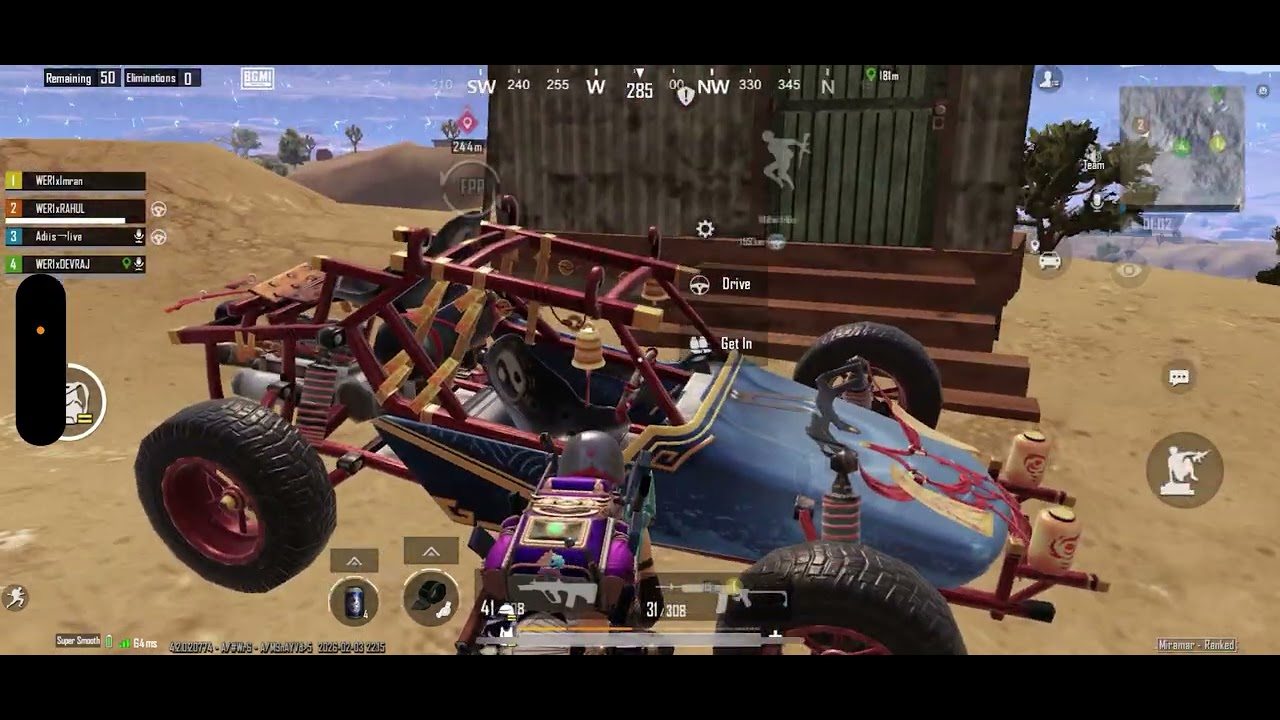 Miramar chock rotation confusion