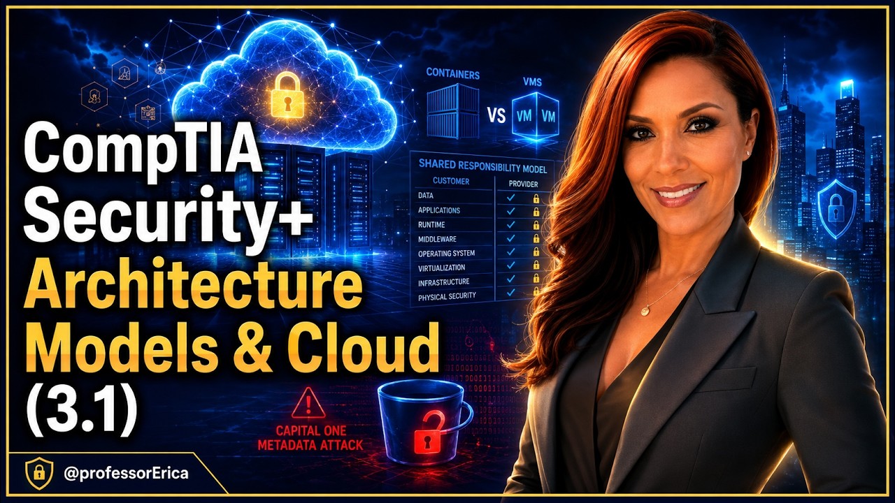 CompTIA Security+ Architecture Models & Cloud (3.1)