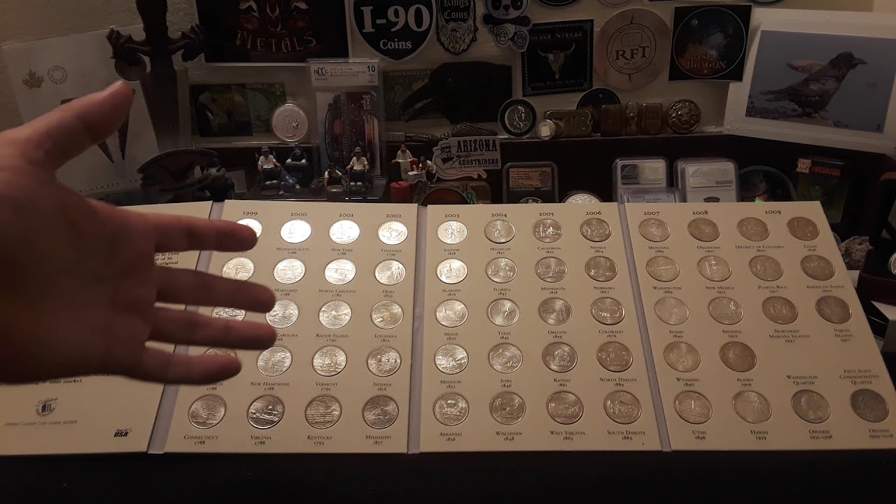 U.S. Statehood Quarters BU Collection! Found while Coin Roll Hunting!