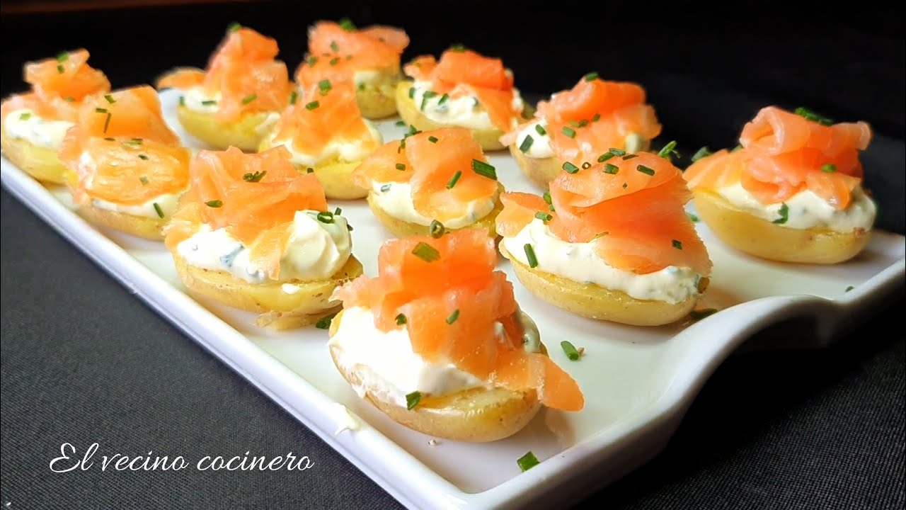 Aperitivo FÁCIL Y RÁPIDO con Salmón ahumado 😍