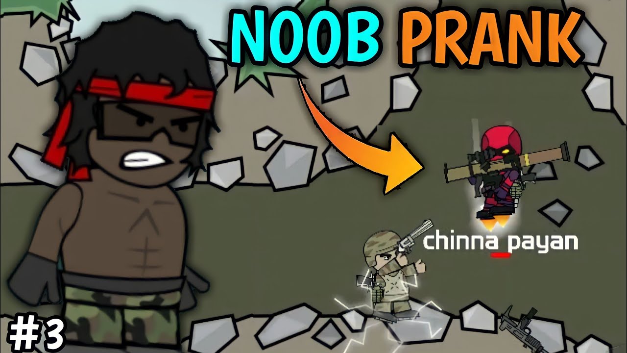 noob prank in mini militia 🤣 # 3