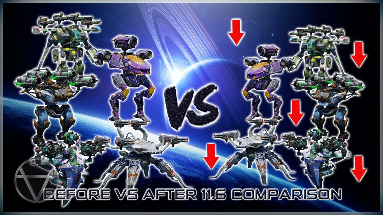 REBALANCE IS LIVE! How Much Worse Have Your Weapons Gotten? &ndash; Comparison | War Robots