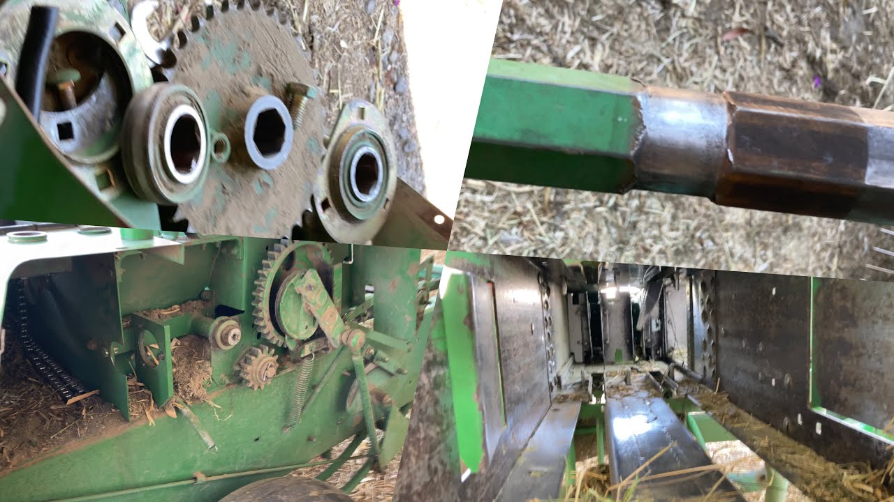 SE ACABO LA FLECHA! REPARANDO EMPACADORA JD 348 PONIENDOLA A TIEMPO