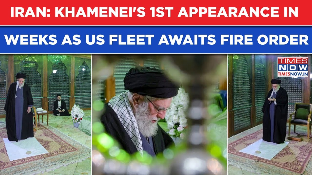 Iran: Khamenei's 1st Public Appearance In Weeks As US Fleet Awaits Trump's Fire Order Amid Tensions